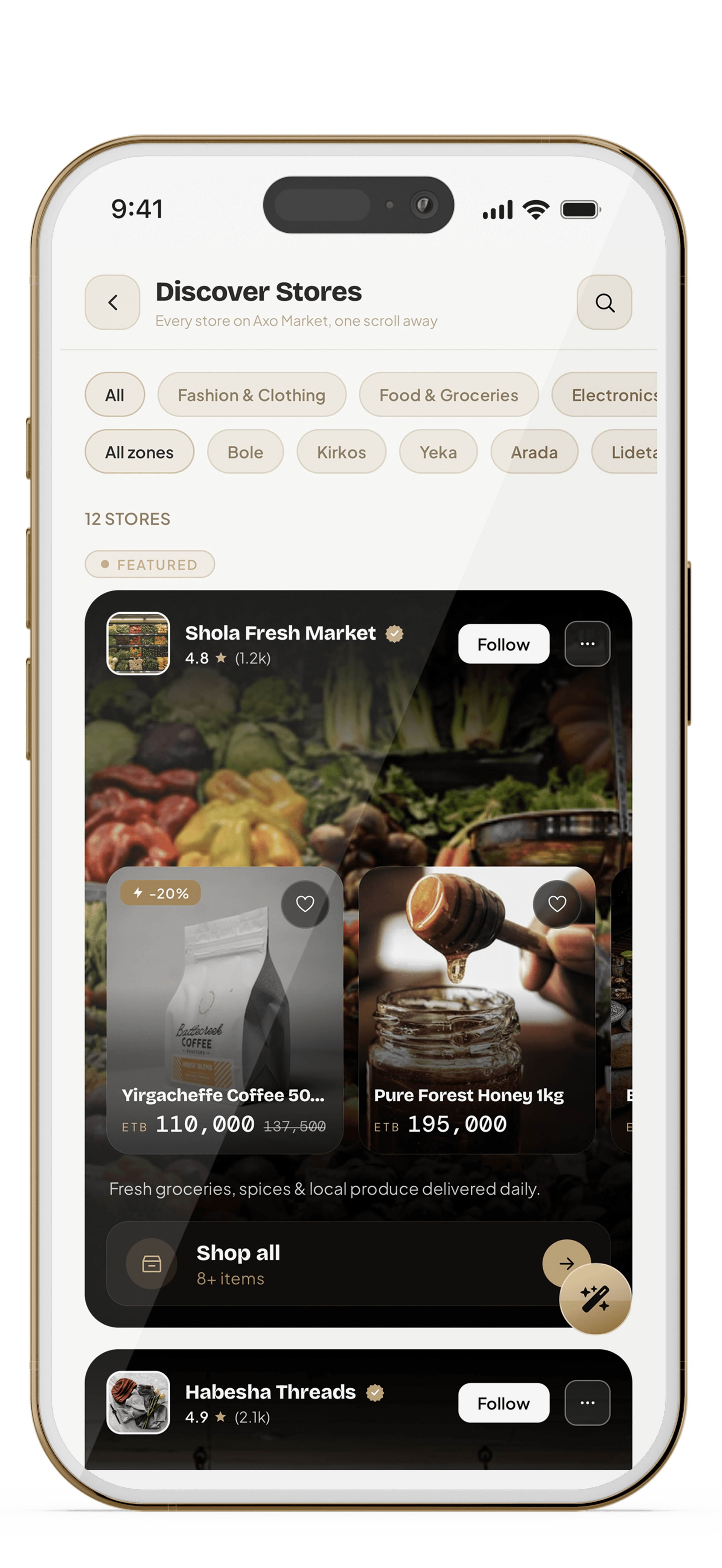 Get discovered nearby